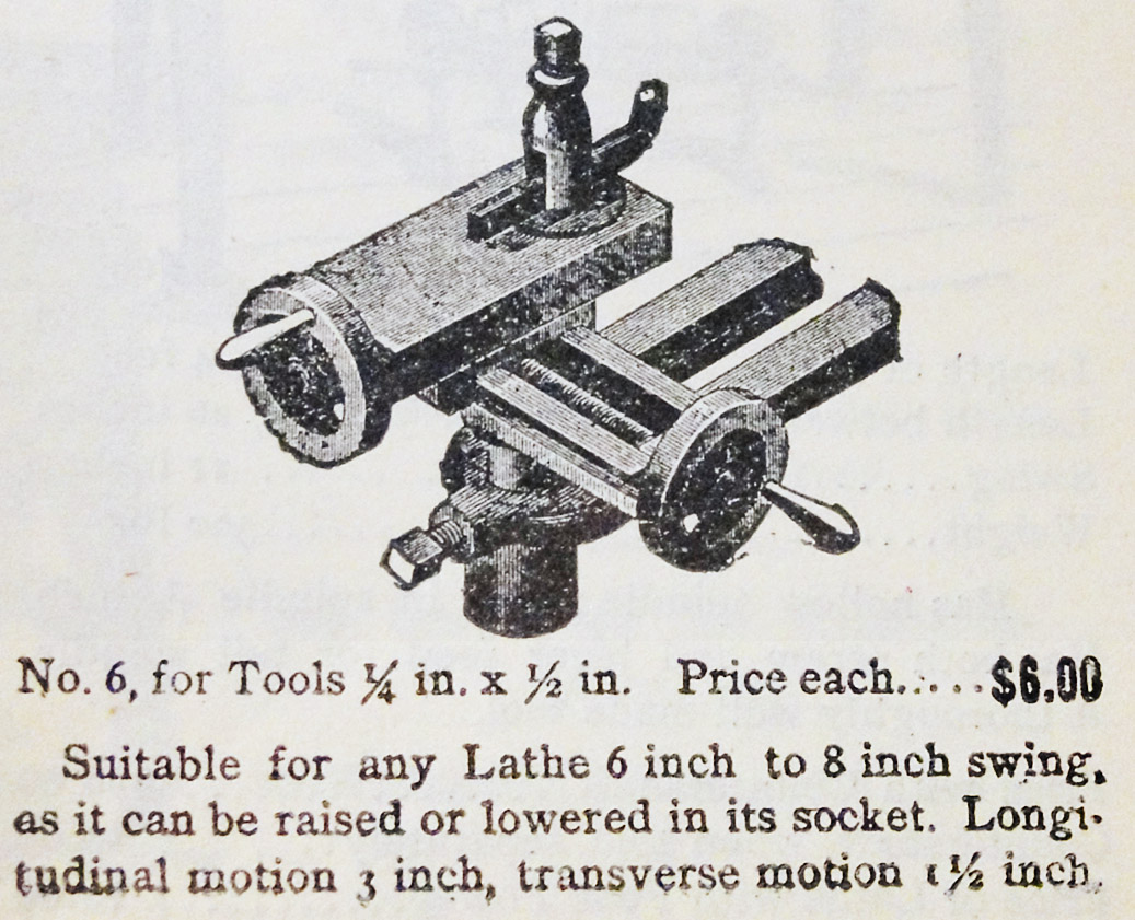 Montgomery & Co. image of the slide rest