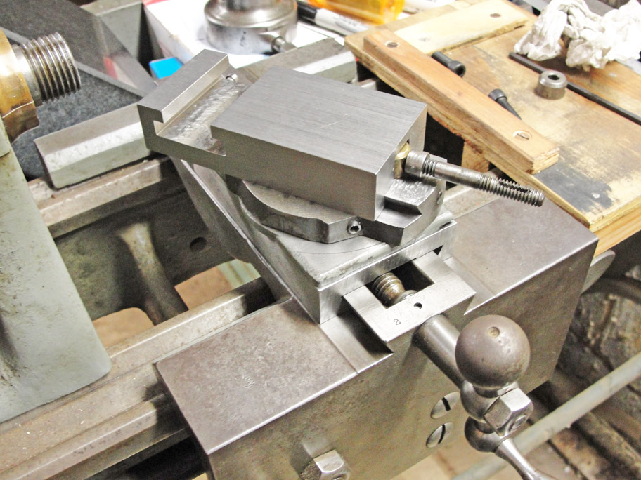 Trial fitting the top slide to its base
