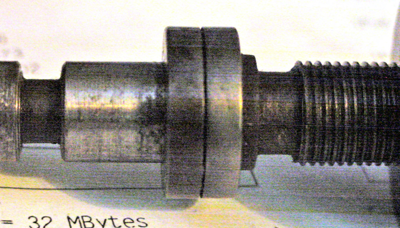The thrust bearing was rusted solid.