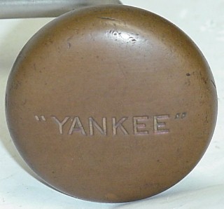 "YANKEE" molded into pad